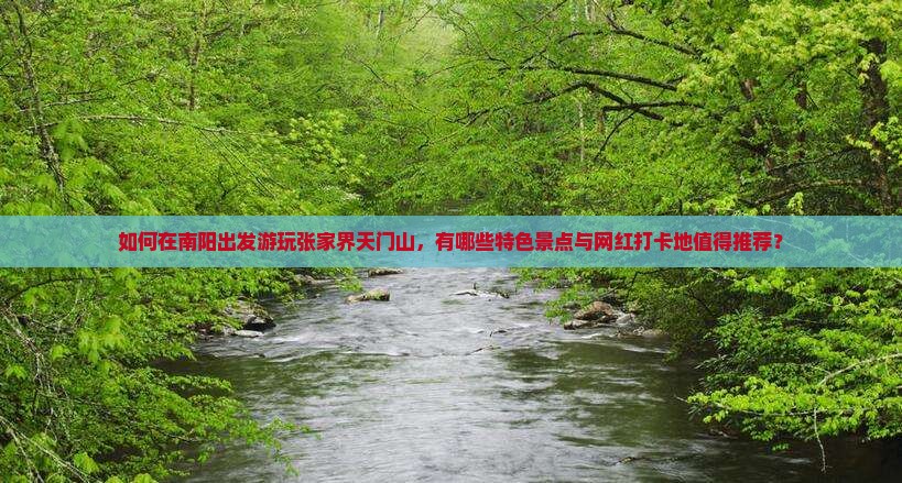 如何在南阳出发游玩张家界天门山，有哪些特色景点与网红打卡地值得推荐？