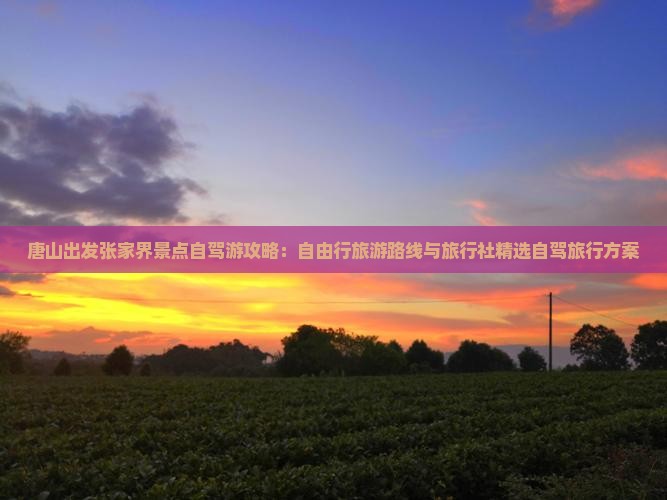 唐山出发张家界景点自驾游攻略：自由行旅游路线与旅行社精选自驾旅行方案