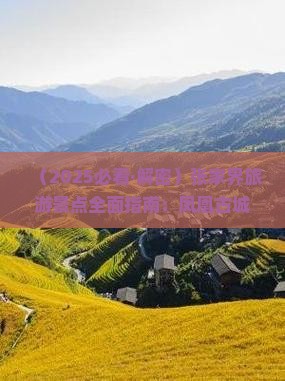 湘西去张家界袁家界团体旅游