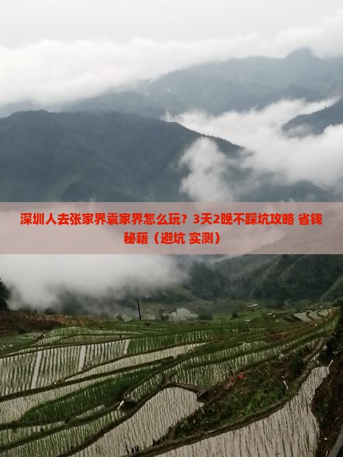 深圳去张家界袁家界旅行社 深圳去张家界袁家界旅行社