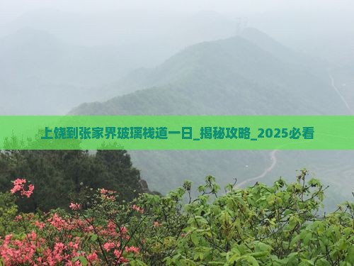 上饶到张家界玻璃栈道一日