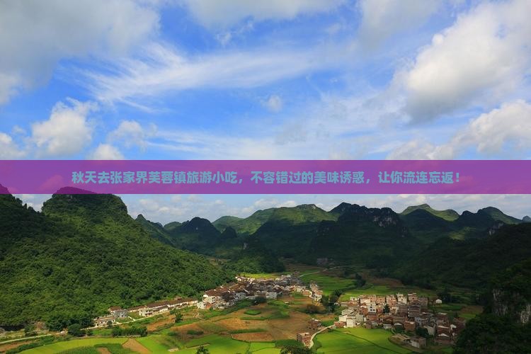 秋天去张家界芙蓉镇旅游小吃