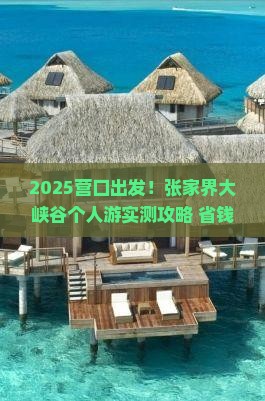营口去张家界大峡谷个人游