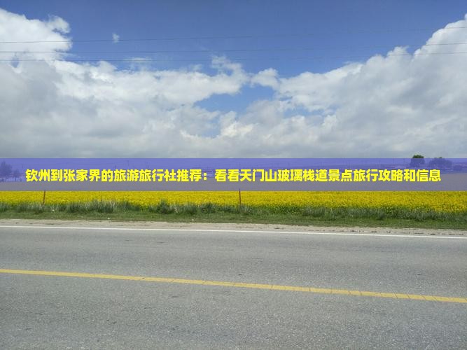 钦州到张家界的旅游旅行社推荐：看看天门山玻璃栈道景点旅行攻略和信息