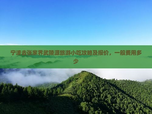 宁波去张家界武陵源旅游小吃攻略及报价，一般费用多少