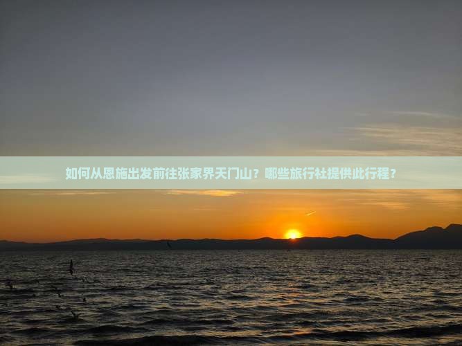 如何从恩施出发前往张家界天门山？哪些旅行社提供此行程？