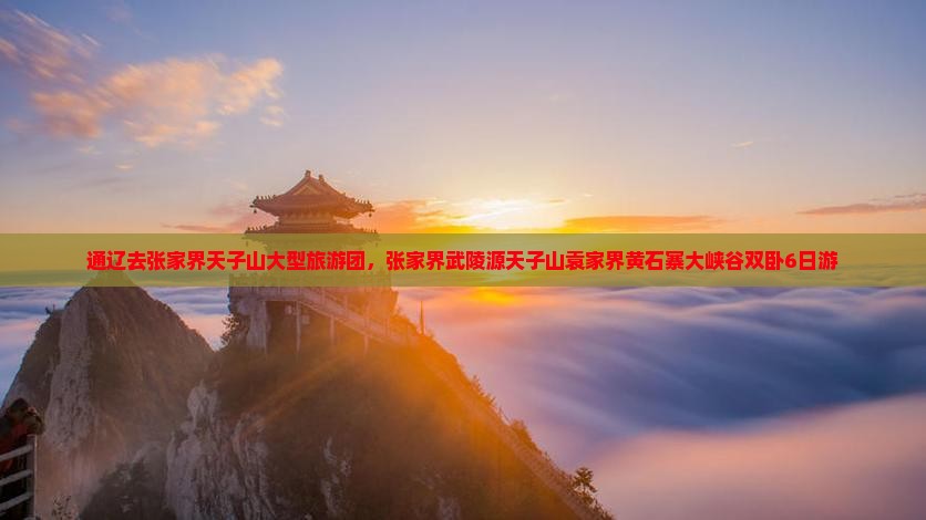 通辽去张家界天子山大型旅游团，张家界武陵源天子山袁家界黄石寨大峡谷双卧6日游