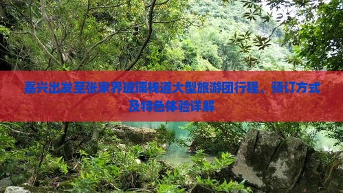 嘉兴出发至张家界玻璃栈道大型旅游团行程、预订方式及特色体验详解