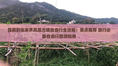 昌都到张家界凤凰古城自由行全攻略：景点推荐+旅行必备自由行旅游指南