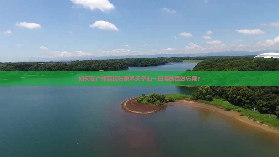 如何在广州实现张家界天子山一日游的高效行程？