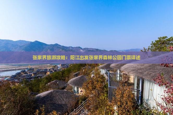 张家界旅游攻略：阳江出发张家界森林公园门票详述