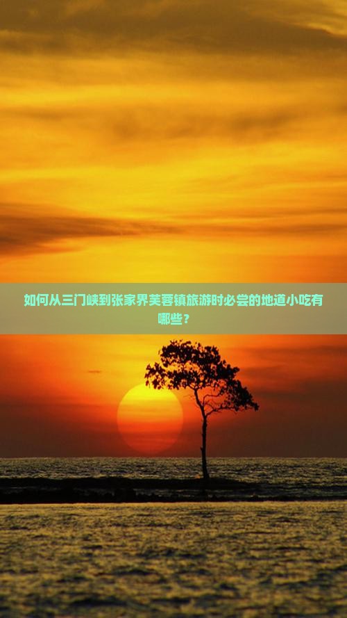 如何从三门峡到张家界芙蓉镇旅游时必尝的地道小吃有哪些？