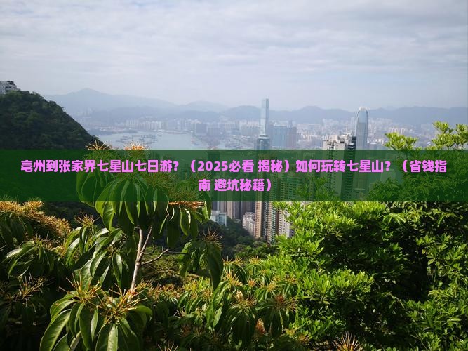 亳州到张家界七星山七日游
