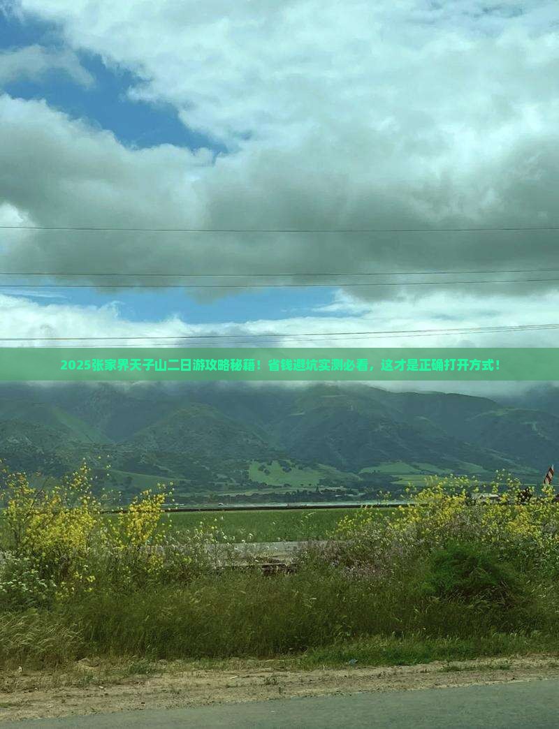 白银到张家界天子山二日游