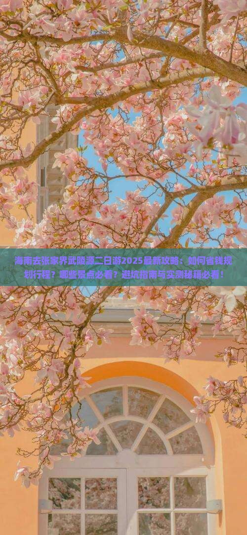 海南去张家界武陵源二日游