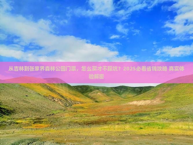吉林到张家界森林公园门票