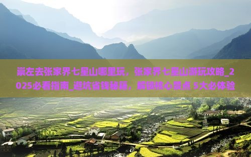 崇左去张家界七星山哪里玩