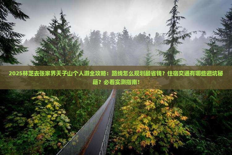 林芝去张家界天子山个人游