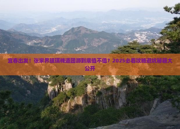 宜春到张家界玻璃栈道大型旅游团