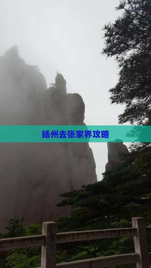 扬州去张家界攻略
