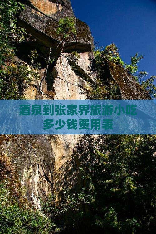 酒泉到张家界旅游小吃多少钱费用表