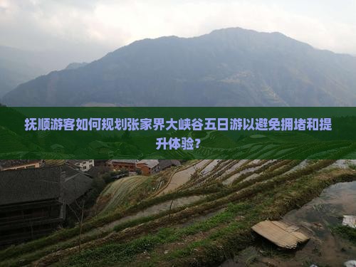 抚顺游客如何规划张家界大峡谷五日游以避免拥堵和提升体验？