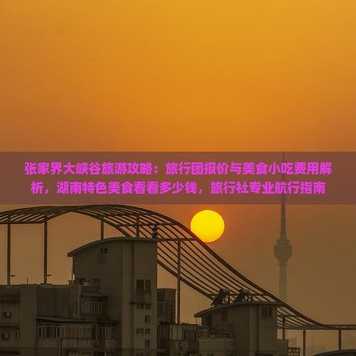 张家界大峡谷旅游攻略：旅行团报价与美食小吃费用解析，湖南特色美食看看多少钱，旅行社专业航行指南