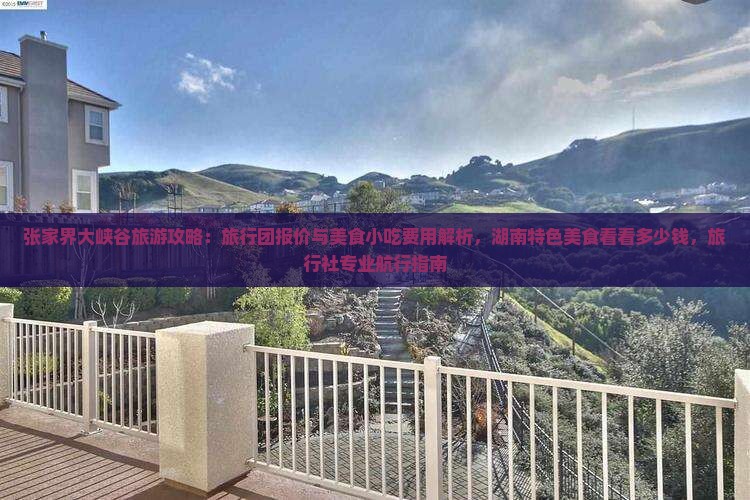张家界大峡谷旅游攻略：旅行团报价与美食小吃费用解析，湖南特色美食看看多少钱，旅行社专业航行指南