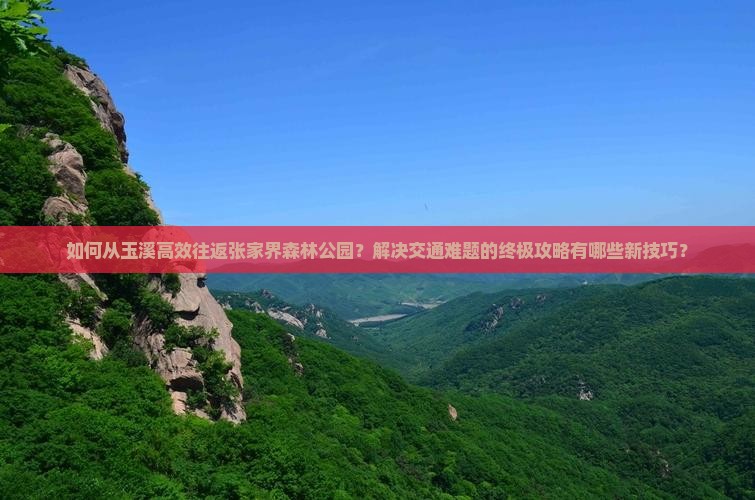 如何从玉溪高效往返张家界森林公园？解决交通难题的终极攻略有哪些新技巧？