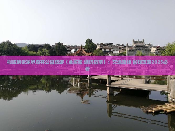桐城到张家界森林公园旅游