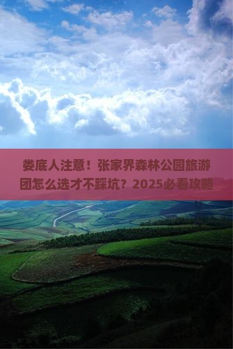 娄底去张家界森林公园大型旅游团