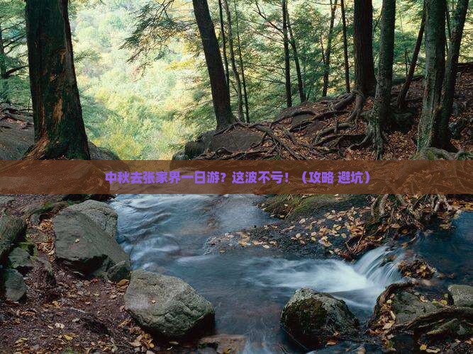 中秋节到张家界一日