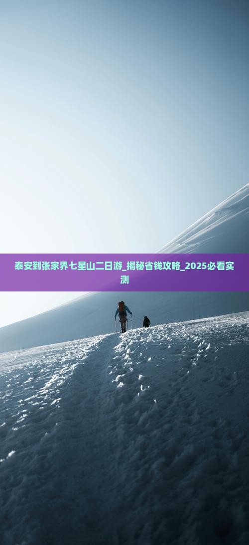 泰安到张家界七星山二日游