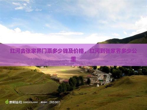 红河去张家界门票