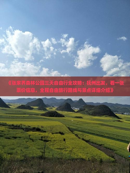 《张家界森林公园三天自由行全攻略：抚州出发，看一张票价信息，全程自由旅行路线与景点详细介绍》