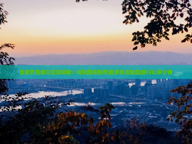 张家界旅游三日游攻略：纯玩路线推荐|更多景点信息|旅行社多少钱