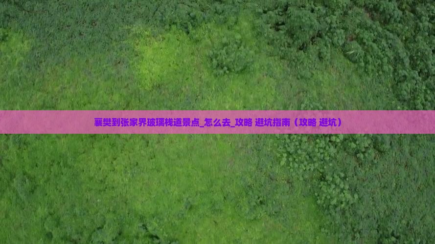 襄樊到张家界玻璃栈道景点