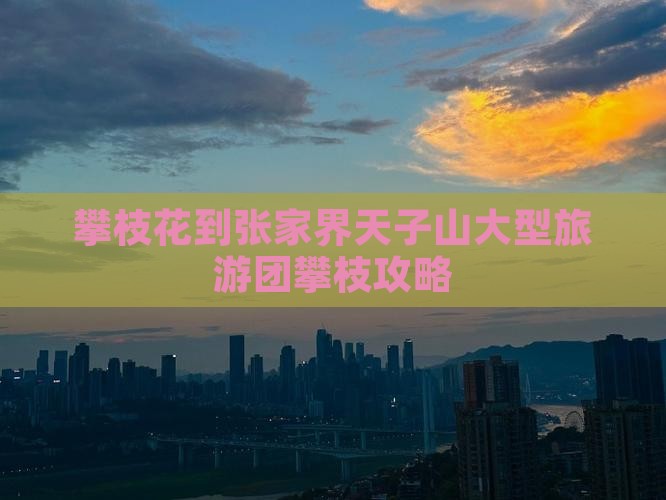 攀枝花到张家界天子山大型旅游团