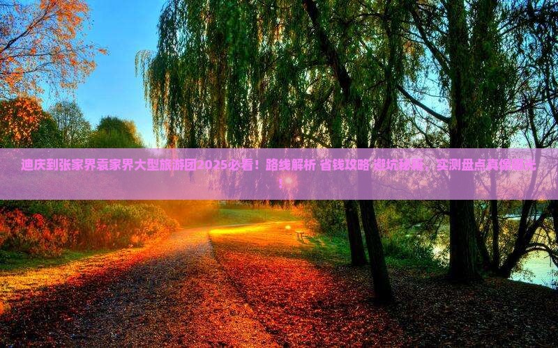 迪庆到张家界袁家界大型旅游团