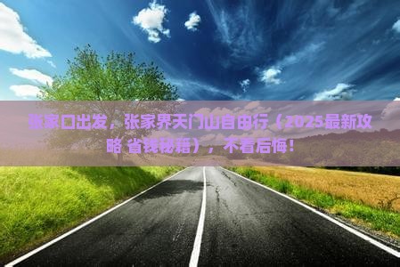 张家口去张家界天门山自由团