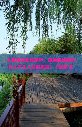 攀枝花到张家界旅游