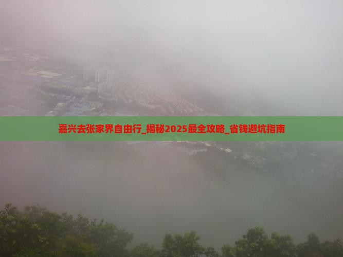 嘉兴去张家界自由行