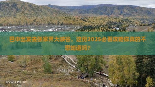 巴中去张家界大峡谷景点