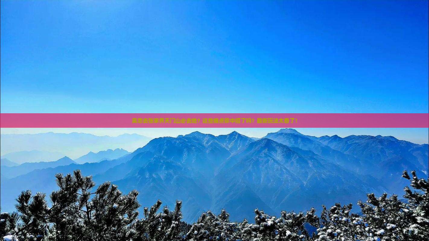吴忠去张家界天门山必去地