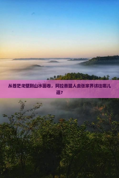 阿拉善盟到张家界哪里玩
