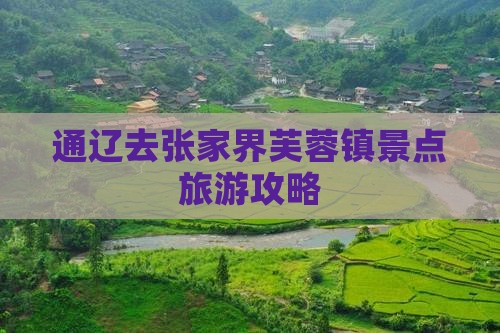 通辽去张家界芙蓉镇一日
