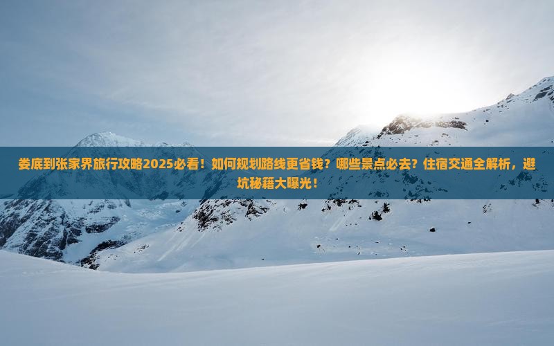 娄底到张家界旅行社
