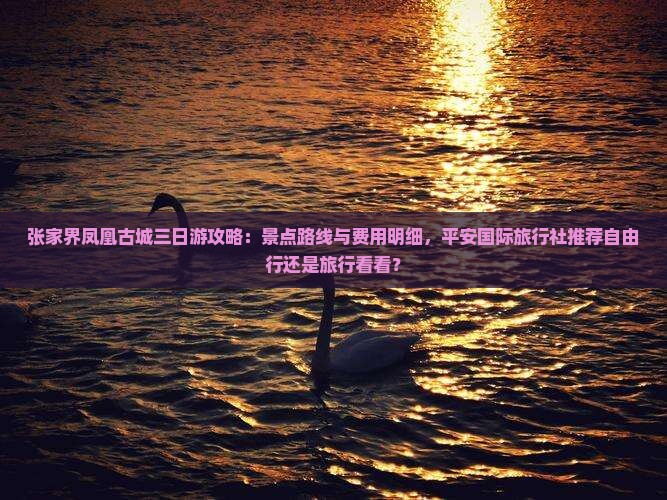 张家界凤凰古城三日游攻略：景点路线与费用明细，平安国际旅行社推荐自由行还是旅行看看？