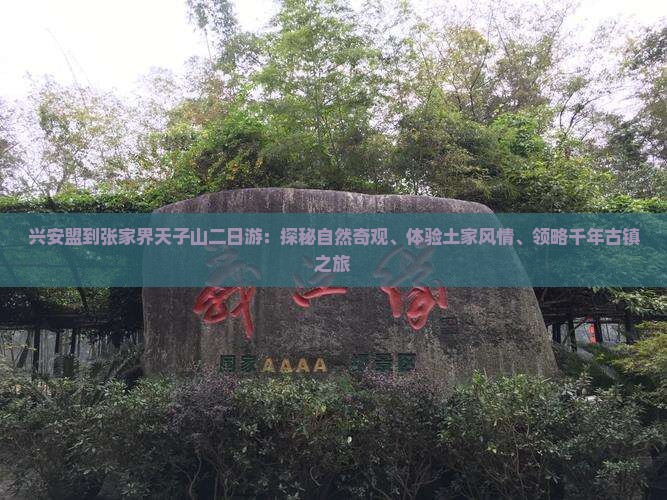 兴安盟到张家界天子山二日游：探秘自然奇观、体验土家风情、领略千年古镇之旅