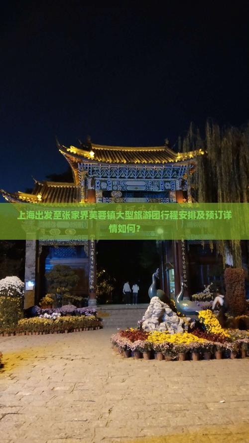 上海出发至张家界芙蓉镇大型旅游团行程安排及预订详情如何？